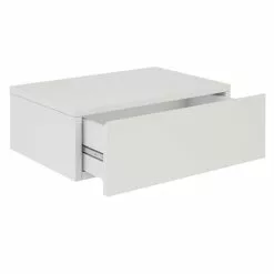 CARO-Möbel Hängende Nachtkommode ANNE Mit 1 Schublade, Weiß