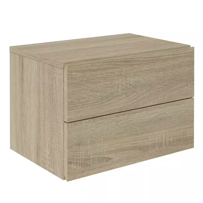 CARO-Möbel Wandregal Nachtschrank ANNI Mit 2 Schubladen In Sonoma Eiche 3 CARO-Möbel Wandregal Nachtschrank ANNI Mit 2 Schubladen In Sonoma Eiche