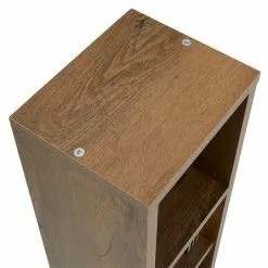 CARO-Möbel CD / DVD Regal CHART Mit 10 Fächern In Eiche Dunkelbraun -Möbelgeschäft 94499 2