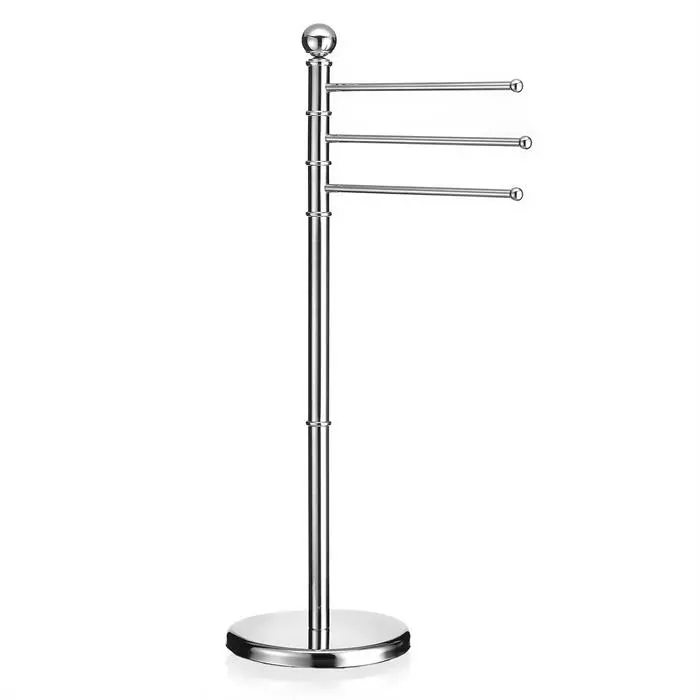 CARO-Möbel Handtuchhalter PETRA Mit 3 Stangen Verchromt 4 CARO-Möbel Handtuchhalter PETRA Mit 3 Stangen Verchromt – Bild 2
