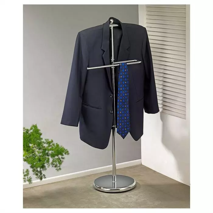 CARO-Möbel Herrendiener Jörg In Chrom 5 CARO-Möbel Herrendiener Jörg In Chrom – Bild 3