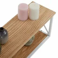 CARO-Möbel Wandgarderobe ARMANDO Weiß/braun -Möbelgeschäft 94576 3 N