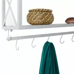 CARO-Möbel Wandgarderobe ARMANDO Weiß/weiß -Möbelgeschäft 94577 4