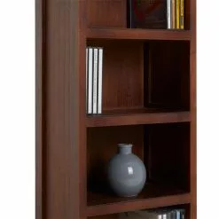 CARO-Möbel CD DVD Regal MUSICA, Dunkelbraun -Möbelgeschäft 94586 4