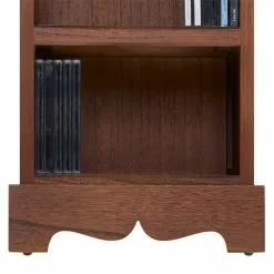 CARO-Möbel CD DVD Regal MUSICA, Dunkelbraun -Möbelgeschäft 94586 5