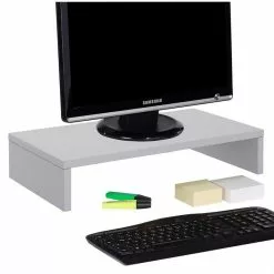 CARO-Möbel Monitorständer MONITOR In Hellgrau, 50 Cm Breit 6 CARO-Möbel Monitorständer MONITOR In Hellgrau, 50 Cm Breit -Möbelgeschäft 94594 0