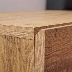 CARO-Möbel Hängende Nachtkommode ANNE Mit 1 Schublade, Eiche Dunkelbraun -Möbelgeschäft 94813 AC4