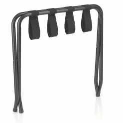 CARO-Möbel Kofferständer LUGGAGE Metall Schwarz Lackiert, Klappbar 7 CARO-Möbel Kofferständer LUGGAGE Metall Schwarz Lackiert, Klappbar -Möbelgeschäft 94843 2