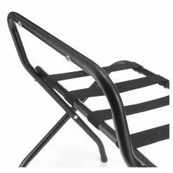 CARO-Möbel Kofferständer SUITE In Schwarz Klappbar Mit Wandschutz -Möbelgeschäft 94845 3