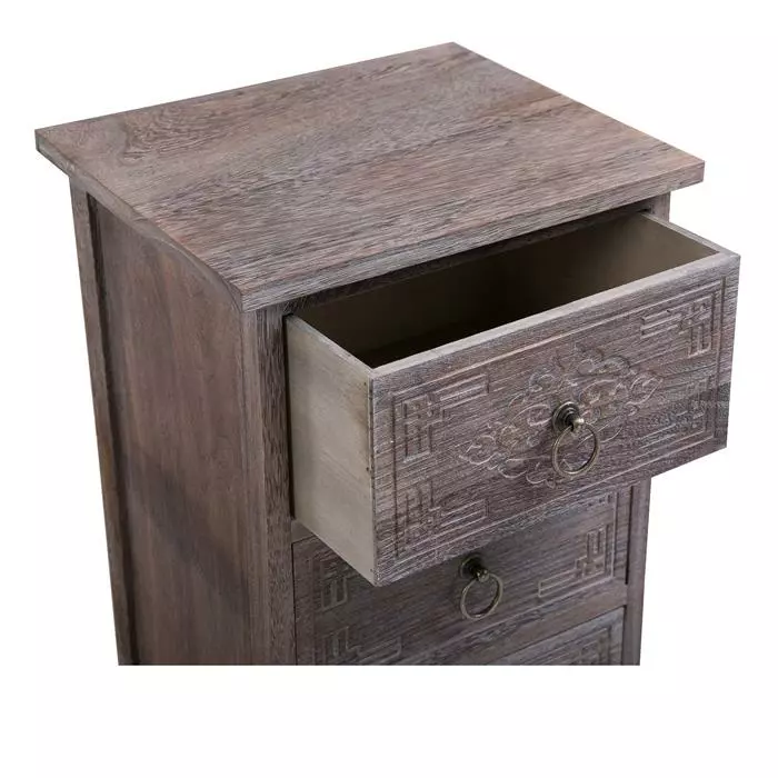 CARO-Möbel Kommode ENZO Mit 4 Schubladen 6 CARO-Möbel Kommode ENZO Mit 4 Schubladen – Bild 4