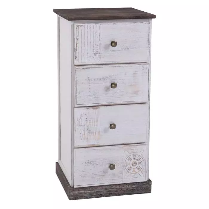 CARO-Möbel Kommode JUNA Mit 4 Schubladen 3 CARO-Möbel Kommode JUNA Mit 4 Schubladen