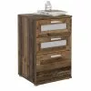 CARO-Möbel Nachttisch MARIKE In Old Style Mit 3 Schubladen -Möbelgeschäft 94970 0