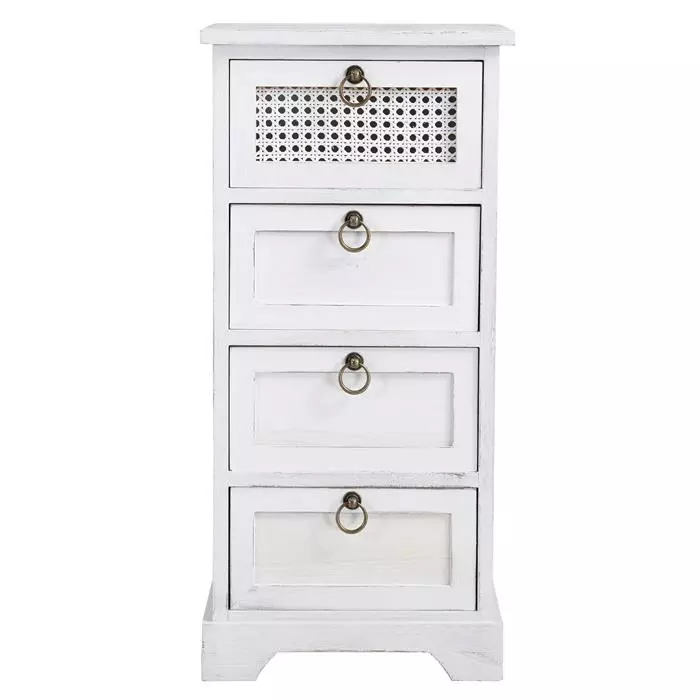 CARO-Möbel Nachttisch IRMA Mit 4 Schubladen 5 CARO-Möbel Nachttisch IRMA Mit 4 Schubladen – Bild 3