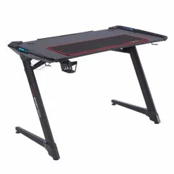 CARO-Möbel Gaming Tisch RUSH In Schwarz Mit LED Beleuchtung -Möbelgeschäft 95310 3