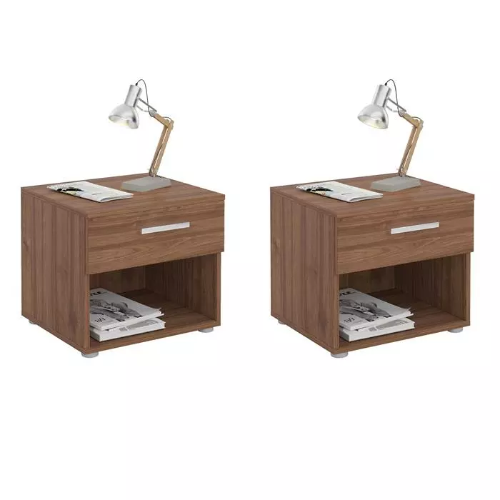 CARO-Möbel Nachttisch MARY Im 2er Set In Nussbaum 3 CARO-Möbel Nachttisch MARY Im 2er Set In Nussbaum