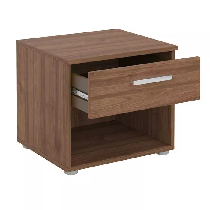 CARO-Möbel Nachttisch MARY Im 2er Set In Nussbaum 4 CARO-Möbel Nachttisch MARY Im 2er Set In Nussbaum – Bild 2