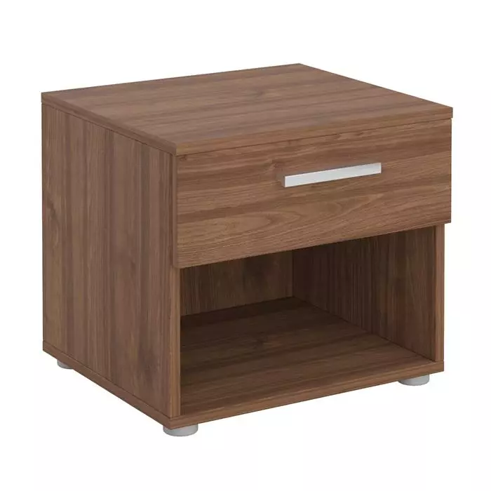 CARO-Möbel Nachttisch MARY In Nussbaum Mit Schublade 5 CARO-Möbel Nachttisch MARY In Nussbaum Mit Schublade – Bild 3