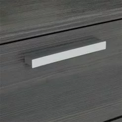 CARO-Möbel Nachttisch MAXIMA In Esche Grau Mit 2 Schubladen -Möbelgeschäft 95432 5 N