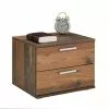 CARO-Möbel Nachttisch MAXIMA In Old Style Mit 2 Schubladen -Möbelgeschäft 95433 0 N