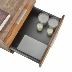 CARO-Möbel Nachttisch MAXIMA In Old Style Mit 2 Schubladen -Möbelgeschäft 95433 4 N