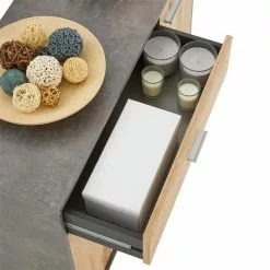 CARO-Möbel Schuhschrank DEUSTO In Beton Dunkel/Wotan Eiche 13 CARO-Möbel Schuhschrank DEUSTO In Beton Dunkel/Wotan Eiche -Möbelgeschäft 95439 5 N