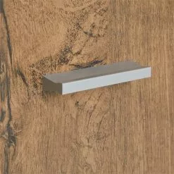 CARO-Möbel Schuhschrank LENNIS 2 Türen In Eiche Dunkelbraun -Möbelgeschäft 95471 5