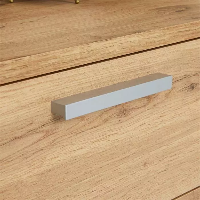 CARO-Möbel Nachttisch MARIELLA In Wotan Eiche Mit 3 Schubladen 7 CARO-Möbel Nachttisch MARIELLA In Wotan Eiche Mit 3 Schubladen – Bild 5