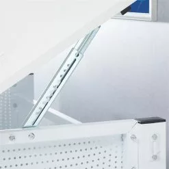 CARO-Möbel Kinderschreibtisch SARI, Neigbar Und Höhenverstellbar In Weiß/weiß -Möbelgeschäft 95562 AC7